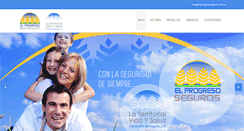 Desktop Screenshot of elprogresoseguros.com.ar